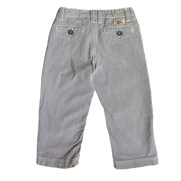 Jacadi Pants Kids 3T /88cm Striped Roll Tab Straight Leg Adjusted Waist - Picture 2 of 12